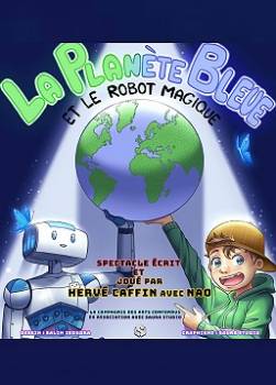 photo La planète bleue et le robot magique