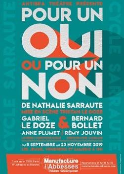 photo Pour un Oui ou Pour un Non (+cycle Sarraute)