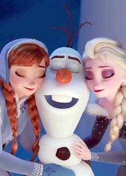 photo Joyeuses Fêtes avec Olaf
